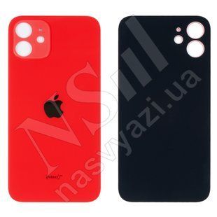 Задняя крышка APPLE iPhone 12 Red красная большие отверстия 00-00023176 фото
