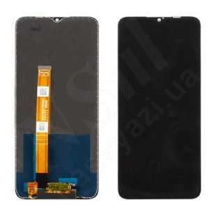 Дисплей OPPO A55 5GA56 5GRealme V11 5GV11s 5G 2021 c чорним тачскріном 00-00024489 фото