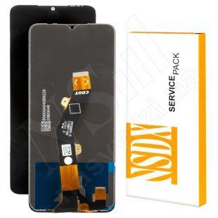 Дисплей TECNO Spark 10 KI5q 2023 Service Pack з чорним тачскрином 00-00123879 фото