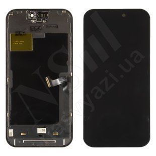 Дисплей APPLE iPhone 15 Pro IPS IN CELL HD HL з чорним тачскріном 00-00124311 фото