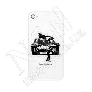 Задня кришка на APPLE iPhone 4G Free Palestine 00-00008184 фото
