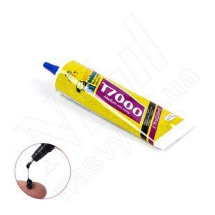 Клей MECHANIC T-7000 силіконовий, у тюбику з дозатором чорний 110 мл 00-00025422 фото