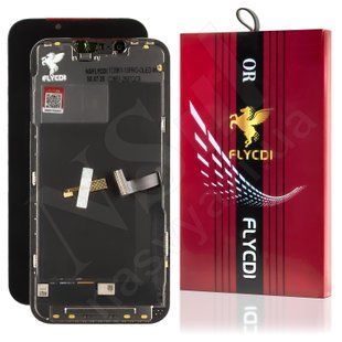 Дисплей APPLE iPhone 13 Pro AMOLED FHD FLYCDI-HARD з чорним тачскріном 00-00124323 фото