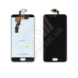 Дисплей MEIZU M5S M612H із чорним тачскрином 00-00016480 фото