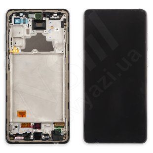 Дисплей SAMSUNG A725 Galaxy A72 2021 OLED з чорним тачскрином і чорною рамкою 00-00024492 фото