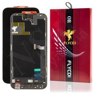 Дисплей APPLE iPhone 14 Pro Max AMOLED FHD FLYCDI-HARD з чорним тачскріном 00-00124327 фото