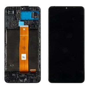 Дисплей SAMSUNG A125 Galaxy A12 2020 з чорним тачскрином та рамкою 00-00023832 фото