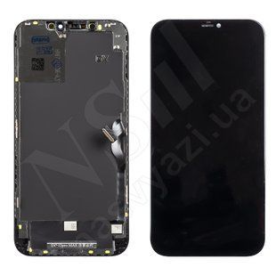 Дисплей APPLE iPhone 12 PRO Max AMOLED GX-HARD з чорним тачскріном 00-00120911 фото