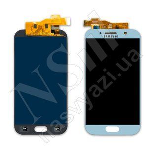 Дисплей SAMSUNG A520 Galaxy A5 2017 IPS з блакитним тачскріном 00-00020437 фото