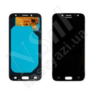 Дисплей SAMSUNG J730 Galaxy J7 Pro 2017 OLED з чорним тачскрином 00-00021031 фото