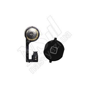 Шлейф APPLE iPhone 4S з кнопкою HOME чорною 00-00003404 фото