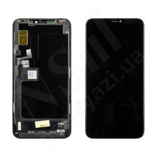 Дисплей APPLE iPhone 11 PRO Max IPS IN CELL ASI HD+ ZY з чорним тачскріном 00-00121398 фото