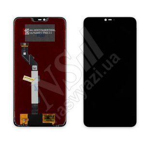 Дисплей XIAOMI Mi 8 Lite 2018 з чорним тачскріном 00-00019533 фото