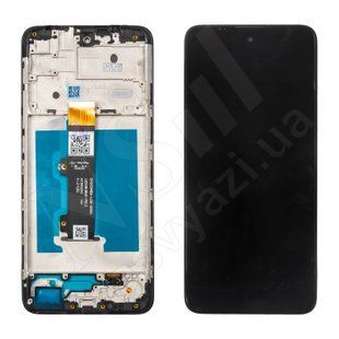Дисплей MOTOROLA E40 XT2159 2021 з чорним тачскрином і рамкою 00-00120734 фото