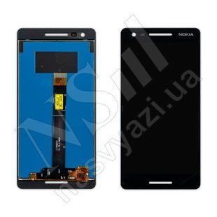 Дисплей NOKIA 2.1 TA-1080TA-1084TA-1092 2018 з чорним тачскрином 00-00020453 фото