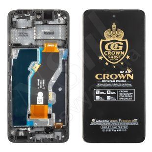 Дисплей TECNO Spark 20C BG7n 2023 з чорним тачскрином та рамкою 00-00123857 фото