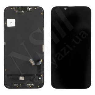 Дисплей APPLE iPhone 14 OLED GX з чорним тачскріном 00-00123788 фото
