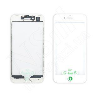 Стекло тачскрина APPLE iPhone 7 белое, с рамкой и OCA плёнкой 00-00024668 фото