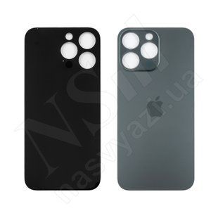 Задня кришка APPLE iPhone 14 Pro Max Space Black чорна великі отвори 00-00025571 фото